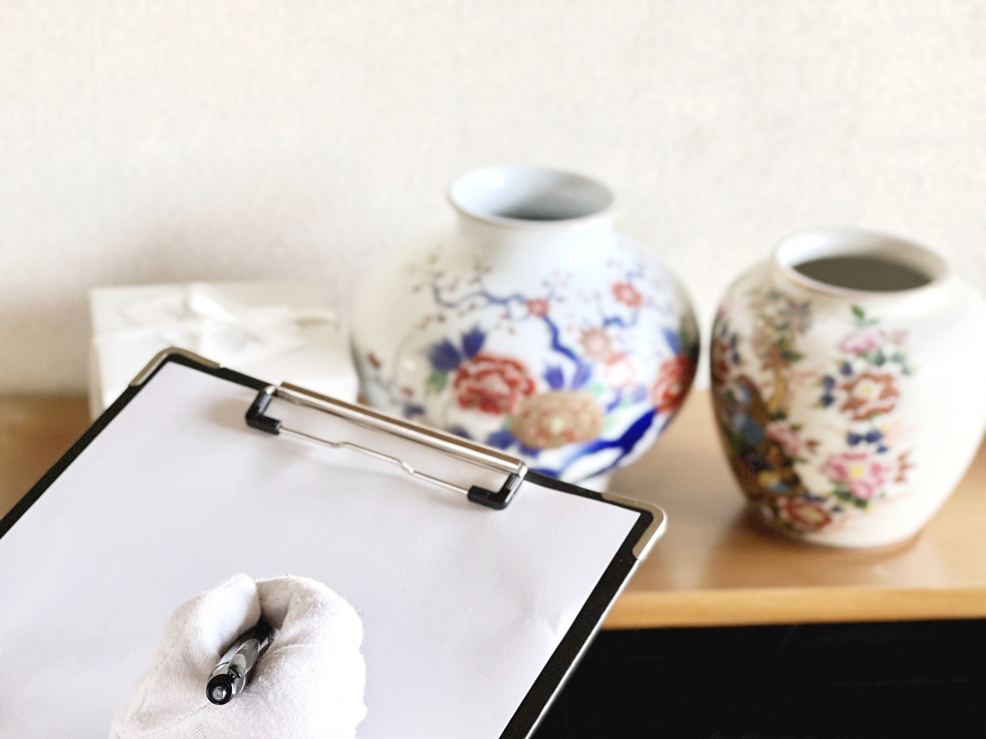 作業前のお打ち合わせ